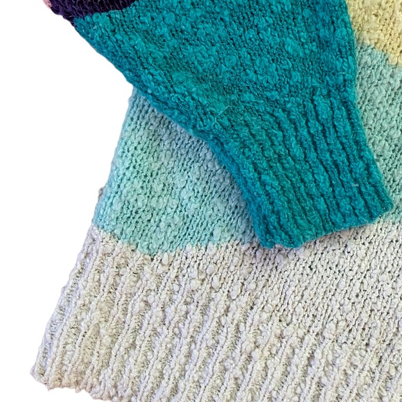 80s knit vintage light sweater - Picture 8 of 10